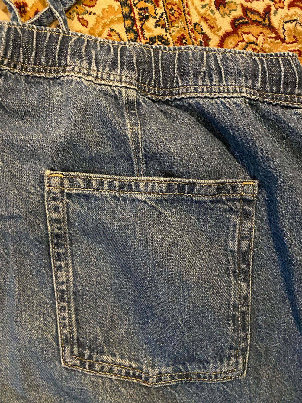 GAP Women’s Barrel High waisted drawstring soft Denim Jeans - Picture 5 of 9